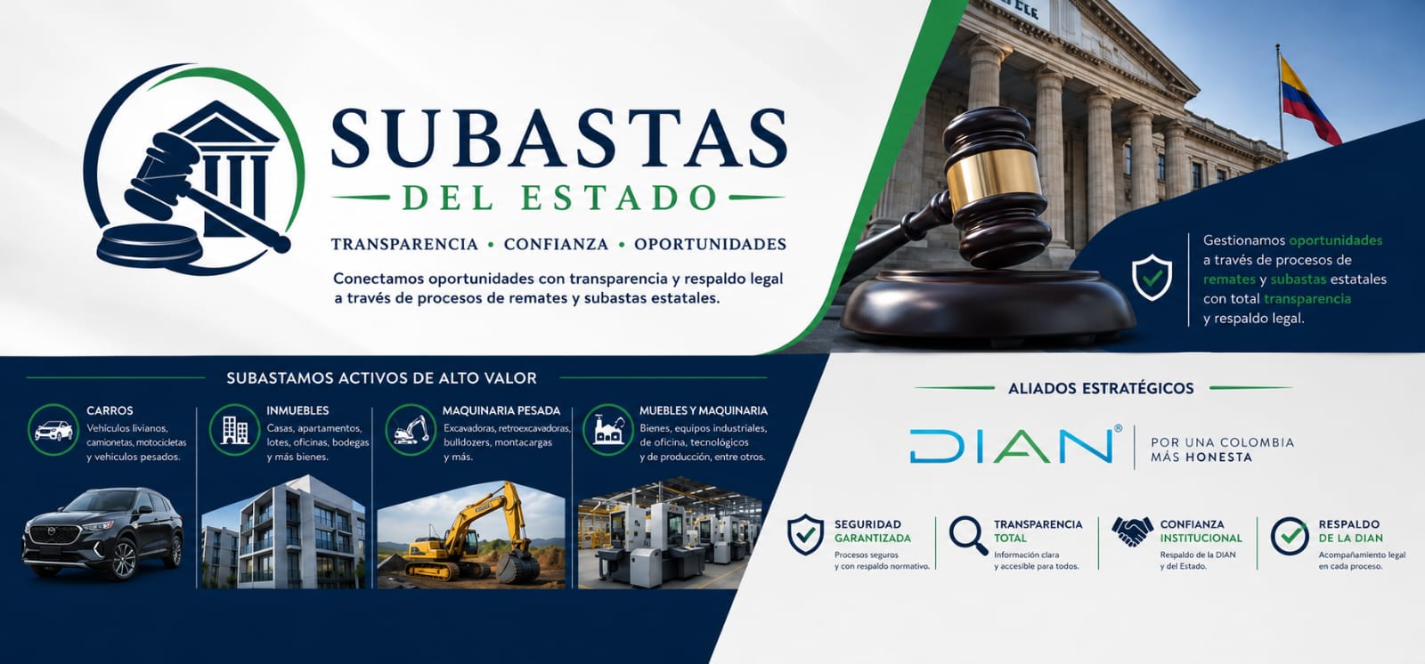 Banner Institucional Subastas del Estado